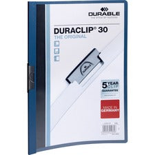 DURABLE&reg; DURACLIP&reg; Report Cover [COVER;RPRT;DURACLIP;30SH;BE-EA]