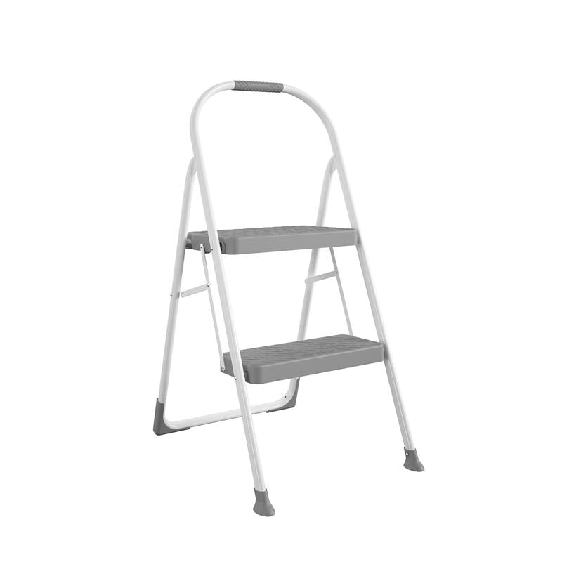 COSCO - Cosco 37.09 in. H X 16.77 in. W X 2.83 in. D 225 lb. capacity 2 step Steel Folding Step Stool
