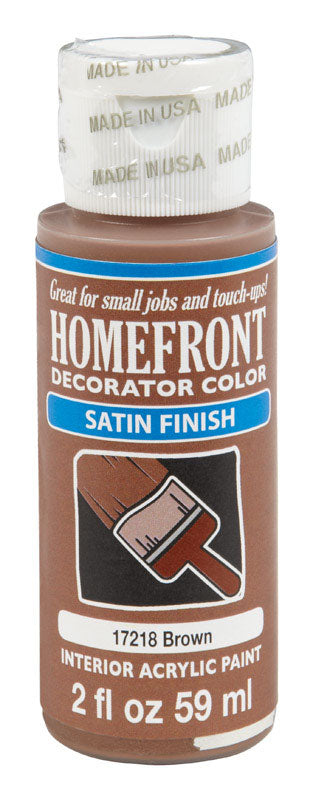 HOMEFRONT - Homefront Satin Brown Hobby Paint 2 oz - Case of 3