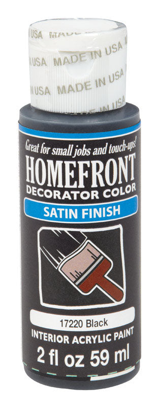 HOMEFRONT - Homefront Satin Black Hobby Paint 2 oz - Case of 3