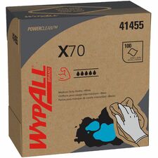 Wypall PowerClean X70 Medium Duty Cloths - Pop-Up Box [WIPER;X70;HYDROKNIT;WYPALL-BX]