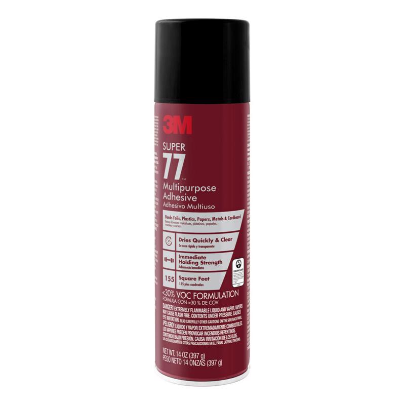 3M - 3M Super 77 Super Strength Spray Adhesive 14 oz