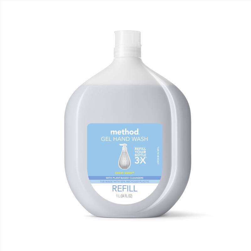 METHOD - Method Sweet Water Scent Gel Hand Wash Refill 34 oz - Case of 4