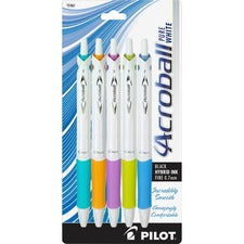 Pilot Acroball .7mm Retractable Pens [PEN;ACROBALL;0.7MM;BK;5PK-PK]