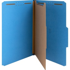 Nature Saver 2/5 Tab Cut Legal Recycled Classification Folder [FOLDER;CLSSFCTN;LGL;1DIV;DB-BX]