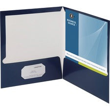Business Source Letter Pocket Folder [FOLDER;2POCKET;LAMINATED;NY-BX]