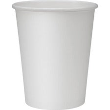 Genuine Joe 8 oz Disposable Hot Cups - 50 / Pack - White - Polyurethane - Beverage, Hot Drink