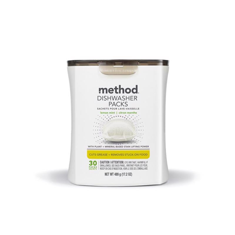 METHOD - Method Lemon Mint Scent Pods Dishwasher Detergent 17.2 oz 30 pk