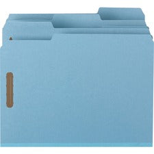 Smead 1/3 Tab Cut Letter Recycled Fastener Folder [FOLDER;FILE;FSTNR;LTR;1";BE-BX]