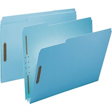 Smead 1/3 Tab Cut Letter Recycled Fastener Folder [FOLDER;FILE;FSTNR;LTR;2";BE-BX]