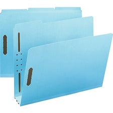 Smead 1/3 Tab Cut Letter Recycled Fastener Folder [FOLDER;FILE;FSTNR;LTR;3";BE-BX]