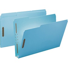 Smead 1/3 Tab Cut Legal Recycled Fastener Folder [FOLDER;FSTNR;2";LGL;1/3;BE-BX]