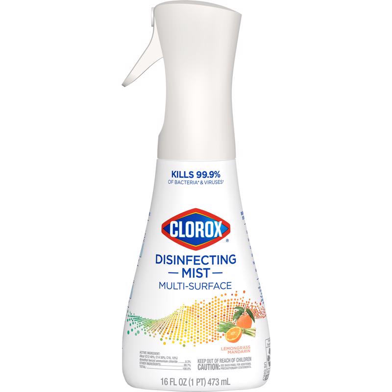 CLOROX - Clorox Lemongrass Mandarin Scent Disinfectant Cleaner 16 oz 1 pk - Case of 6 [60151]