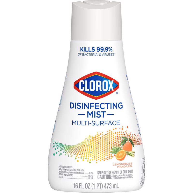 CLOROX - Clorox Lemongrass Mandarin Scent Disinfectant Cleaner 16 oz 1 pk - Case of 6 [60155]