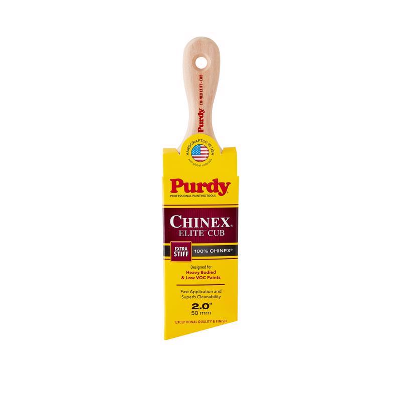 PURDY - Purdy Chinex Elite Cub 2 in. Extra Stiff Angle Trim Paint Brush