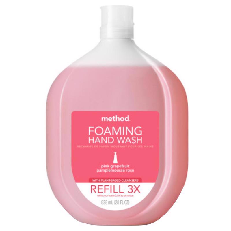 METHOD - Method Pink Grapefruit Scent Foam Hand Soap Refill 28 oz - Case of 4