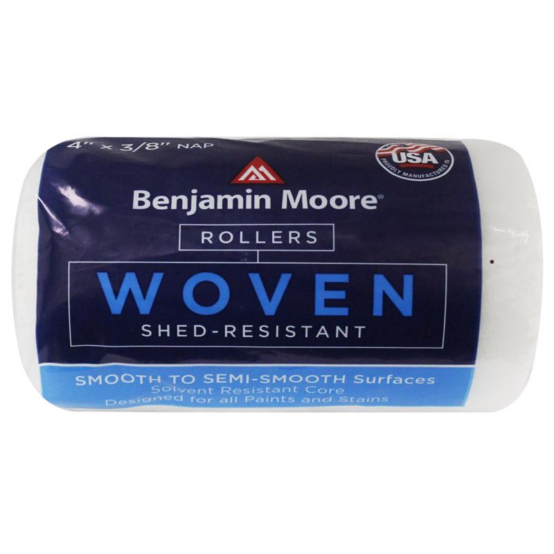 BENJAMIN MOORE - Benjamin Moore Woven 4 in. W X 3/8 in. Paint Roller Cover 1 pk - Case of 12