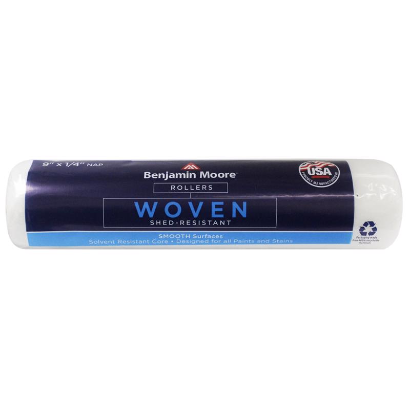 BENJAMIN MOORE - Benjamin Moore Woven 9 in. W X 1/4 in. Regular Paint Roller Cover 1 pk - Case of 12