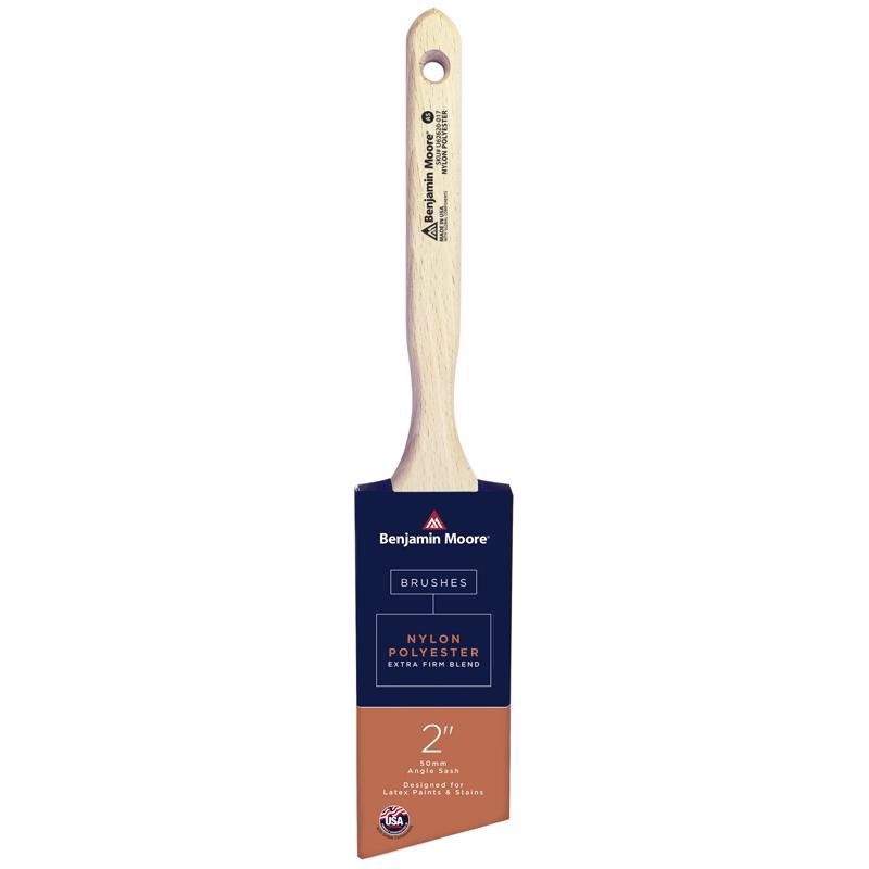 BENJAMIN MOORE - Benjamin Moore 2 in. Extra Stiff Angle Sash Paint Brush - Case of 6