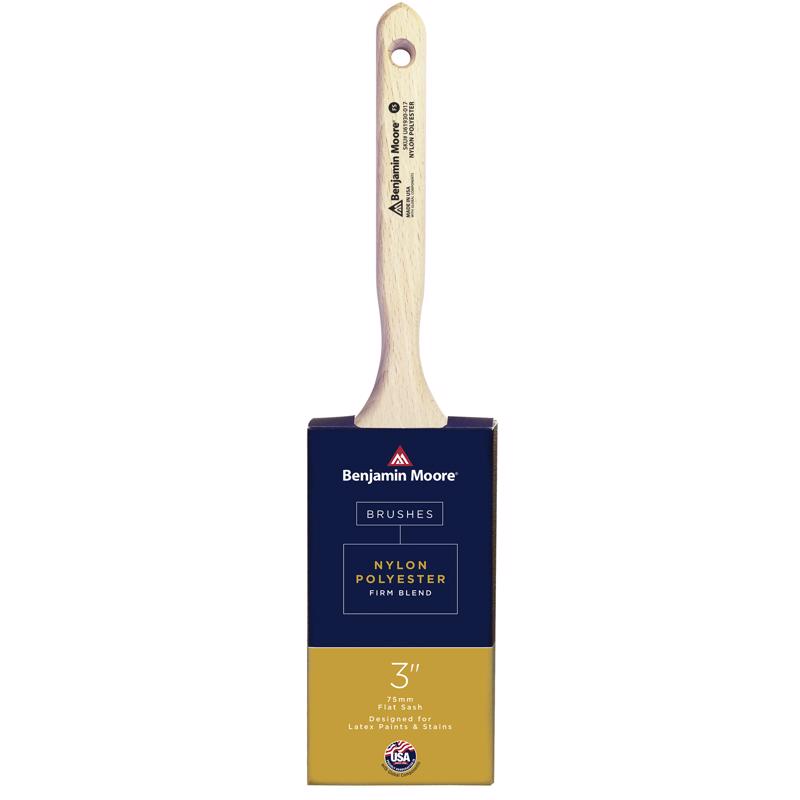 BENJAMIN MOORE - Benjamin Moore 3 in. Firm Flat Sash Paint Brush - Case of 6