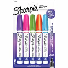 Sharpie Oil-Based Paint Marker - Medium Point [MARKER;SHARPIE;PAINT/OIL;MED;5-PK]