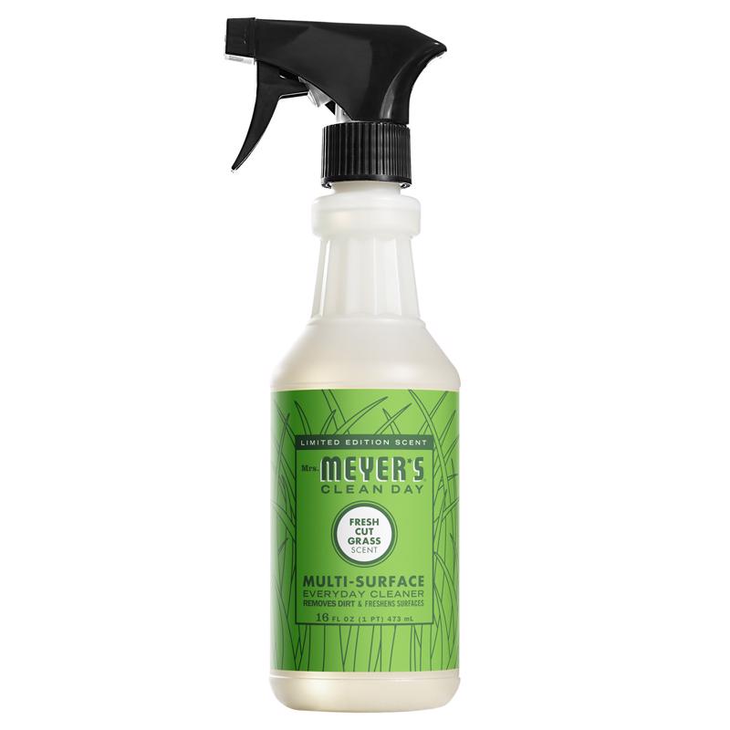 MRS. MEYER'S - Mrs. Meyer's Clean Day Fresh Cut Grass Scent Multi-Surface Cleaner Liquid Spray 16 oz - Case of 6