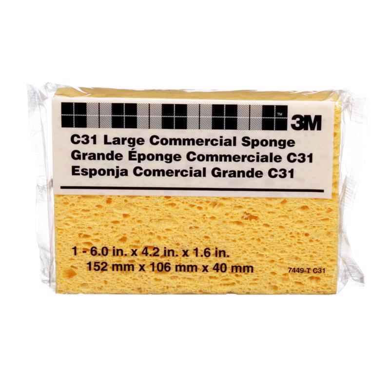 3M - 3M Commercial/Light Duty Sponge For All Purpose 6 in. L 1 pk