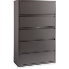 Lorell Fortress Series Lateral File w/Roll-out Posting Shelf [FILE;LAT;5DR;42";MB-EA]