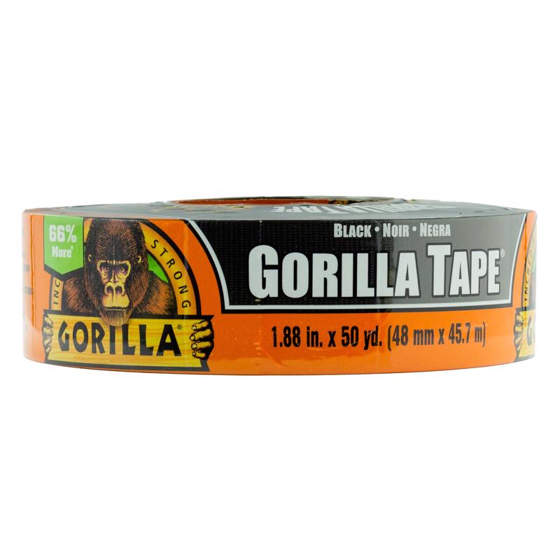 GORILLA - Gorilla 1.88 in. W X 50 yd L Black Duct Tape - Case of 6