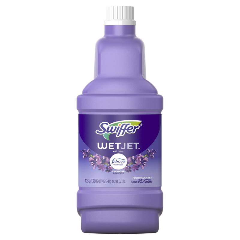 SWIFFER - Swiffer WetJet Lavender Vanilla Scent Floor Cleaner Refill Liquid 42.2 oz - Case of 4