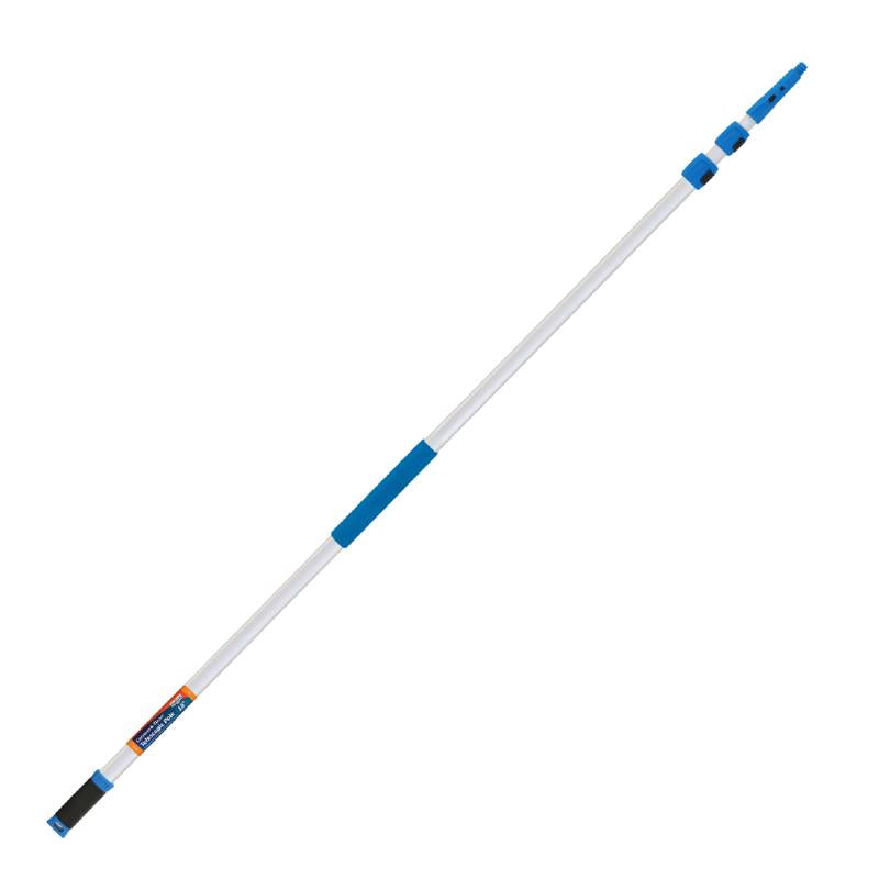 UNGER - Unger Telescoping 18 ft. L X 2 in. D Aluminum Extension Pole Blue/White