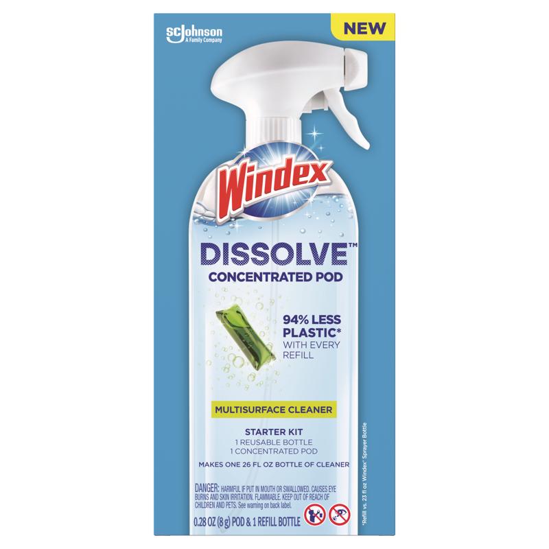 WINDEX - Windex Dissolve Fresh Scent Concentrated Multi-Surface Cleaner Liquid 26 oz - Case of 4