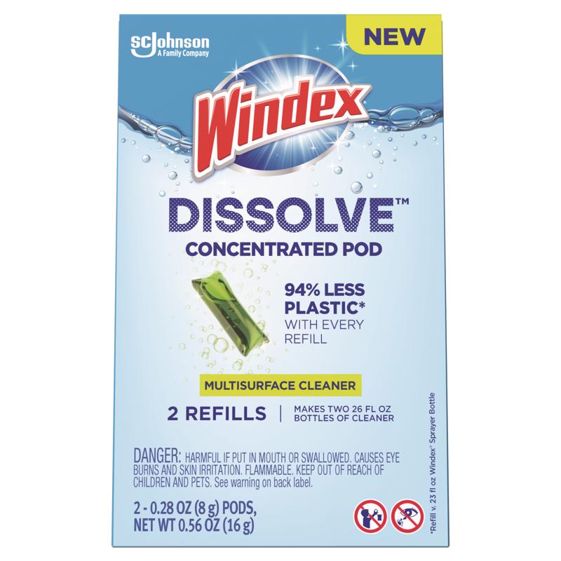 WINDEX - Windex Dissolve Fresh Scent Concentrated Multi-Surface Cleaner Liquid 56 oz - Case of 6