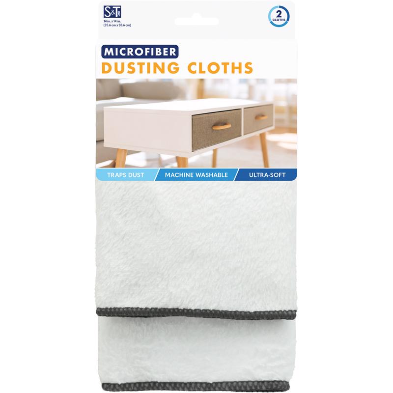 SCHROEDER & TREMAYNE - Schroeder & Tremayne Microfiber Cleaning Cloth 12 in. W X 16 in. L 2 pk - Case of 4 [239600]