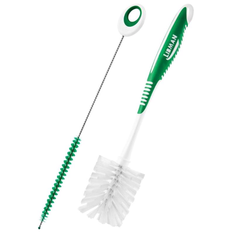 LIBMAN - Libman 2.5 in. W Soft Bristle 6 in. Plastic/Rubber Handle Bottle and Straw Brush Set - Case of 6