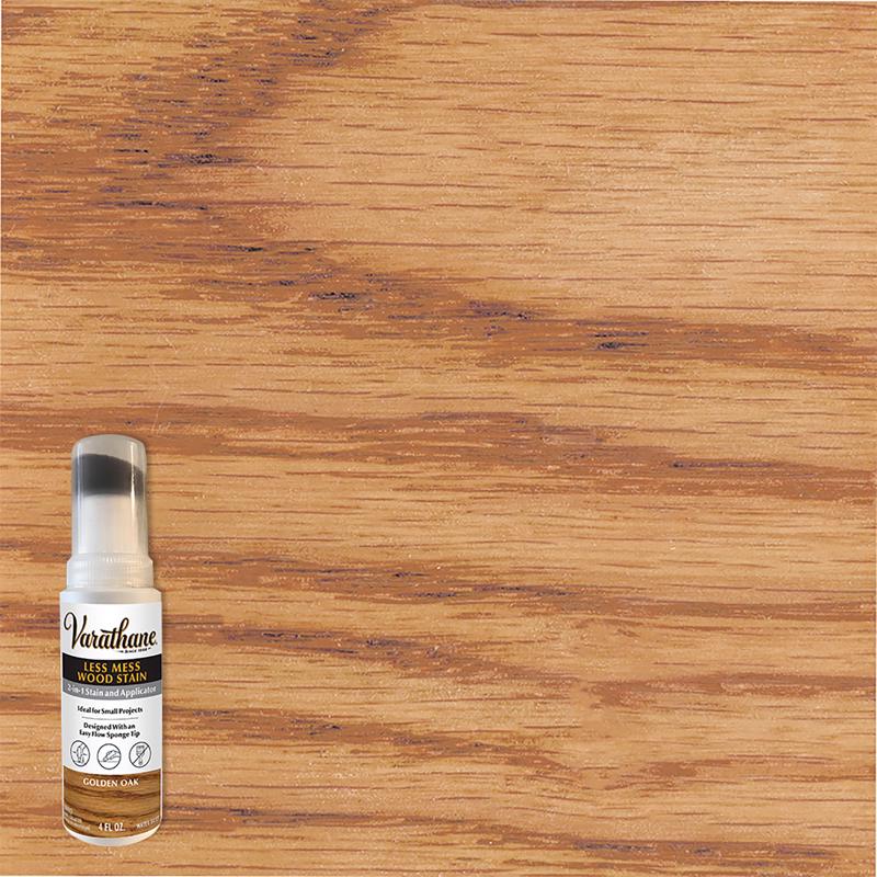 VARATHANE - Varathane Less Mess Golden Oak Water-Based Linseed Oil Emulsion Wood Stain 4 oz - Case of 4