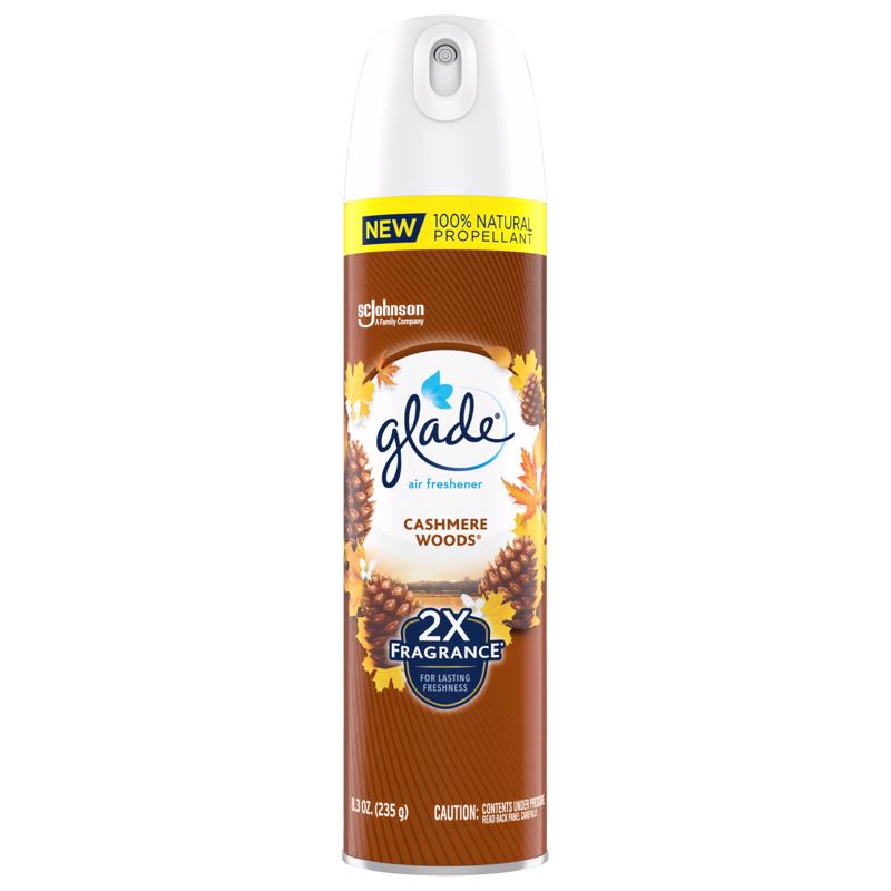 GLADE - Glade Cashmere Woods Scent Air Freshener 8.3 oz Aerosol 1 pk - Case of 6