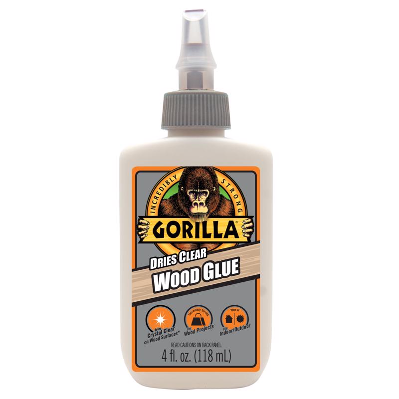 GORILLA - Gorilla High Strength Wood Glue 4 oz - Case of 6