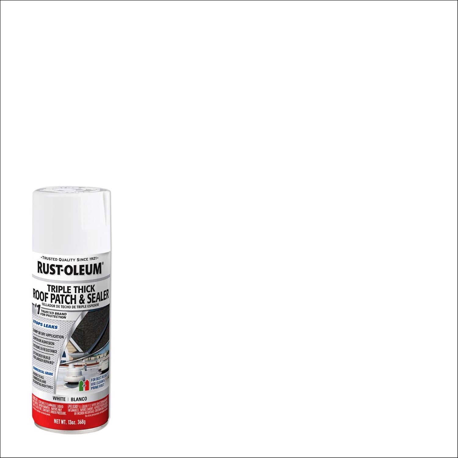 Rust-Oleum Triple Thick White Acrylic Roof Patch & Sealer 13 oz - Case of 6