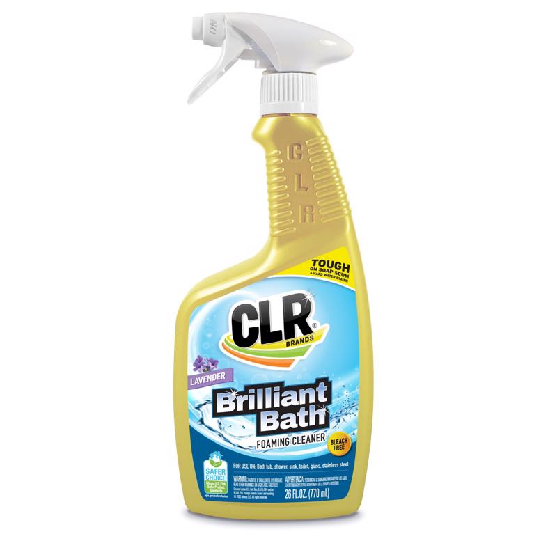 CLR - CLR Brilliant Bath Lavender Scent Foaming Cleaner 26 oz Liquid - Case of 6