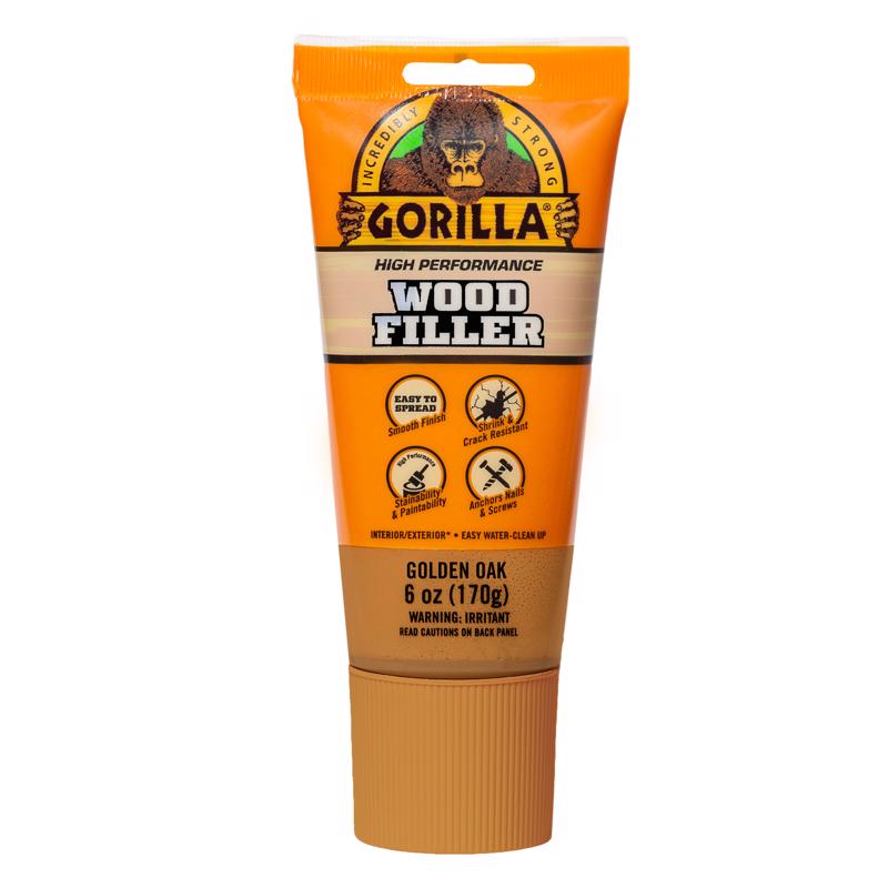 GORILLA - Gorilla Golden Oak Wood Filler 6 oz - Case of 6