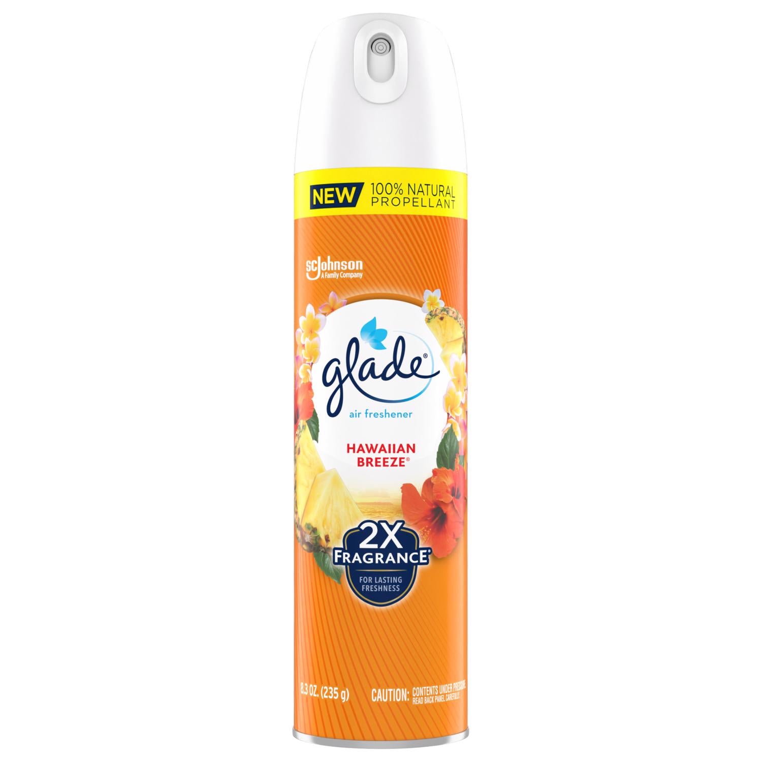 Glade Hawaiian Breeze Scent Air Freshener 8.3 oz Aerosol 1 pk - Case of 6