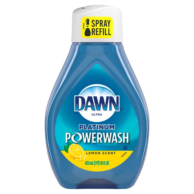 DAWN - Dawn Platinum Powerwash Lemon Scent Liquid Dish Spray Refill 16 oz 1 pk - Case of 6
