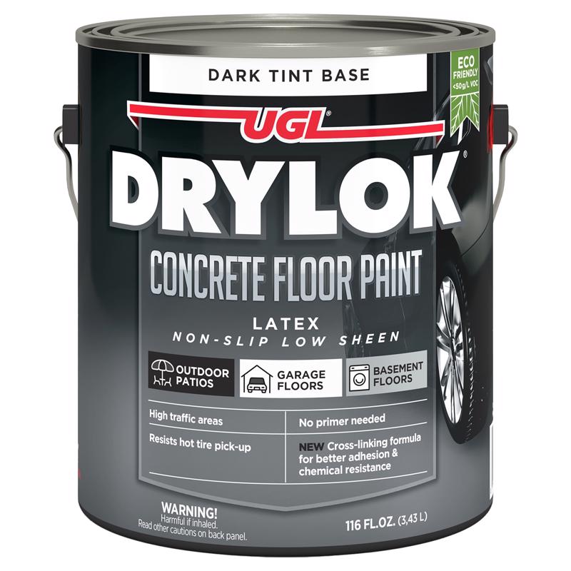 DRYLOK - Drylok Flat Dark Tint Latex-Based Concrete Floor Paint 1 gal - Case of 2