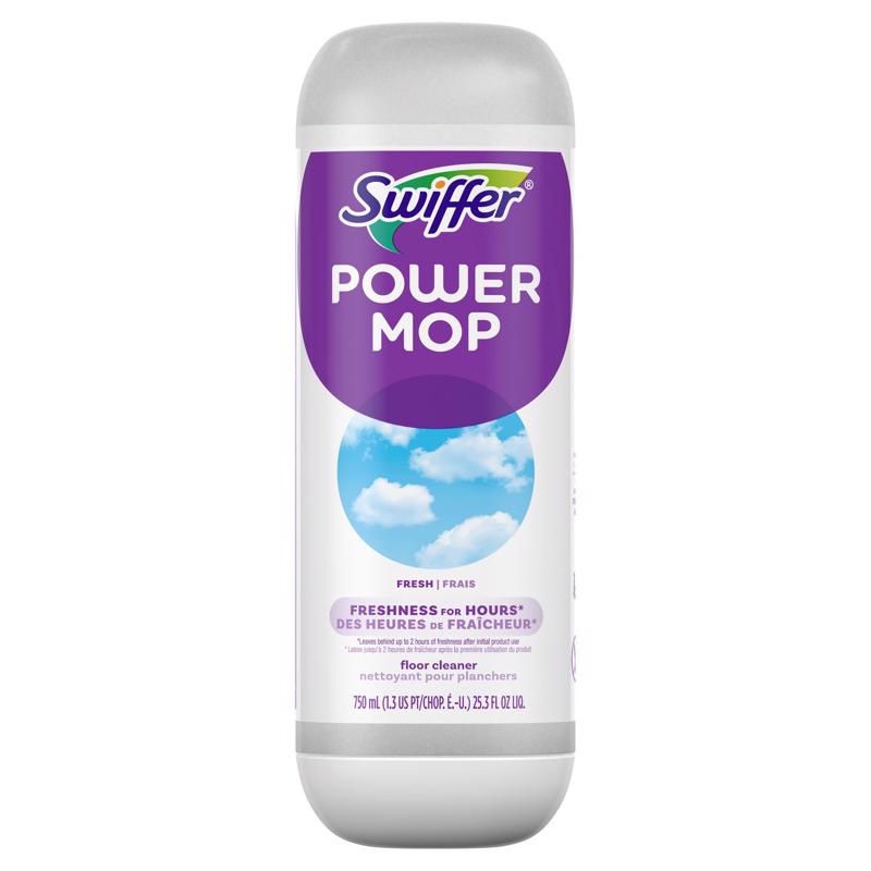 SWIFFER - Swiffer Power Mop Fresh Scent Multi-Surface Floor Cleaner Liquid 25.3 oz - Case of 6