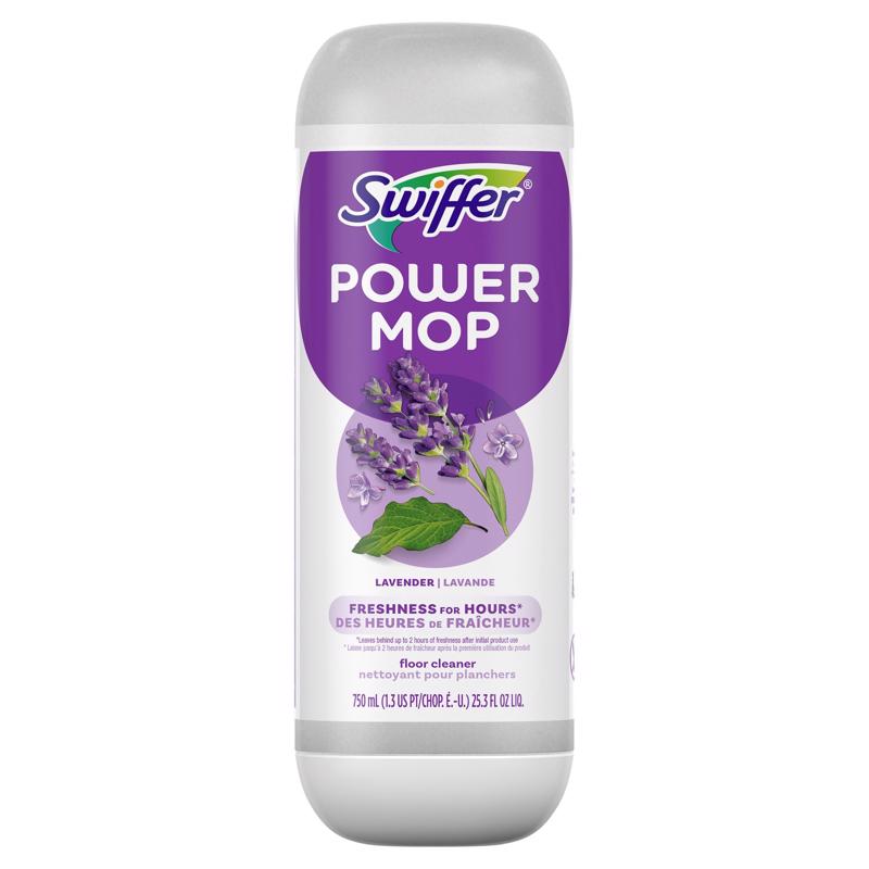 SWIFFER - Swiffer Power Mop Lavender Scent Multi-Surface Floor Cleaner Liquid 25.3 oz - Case of 6