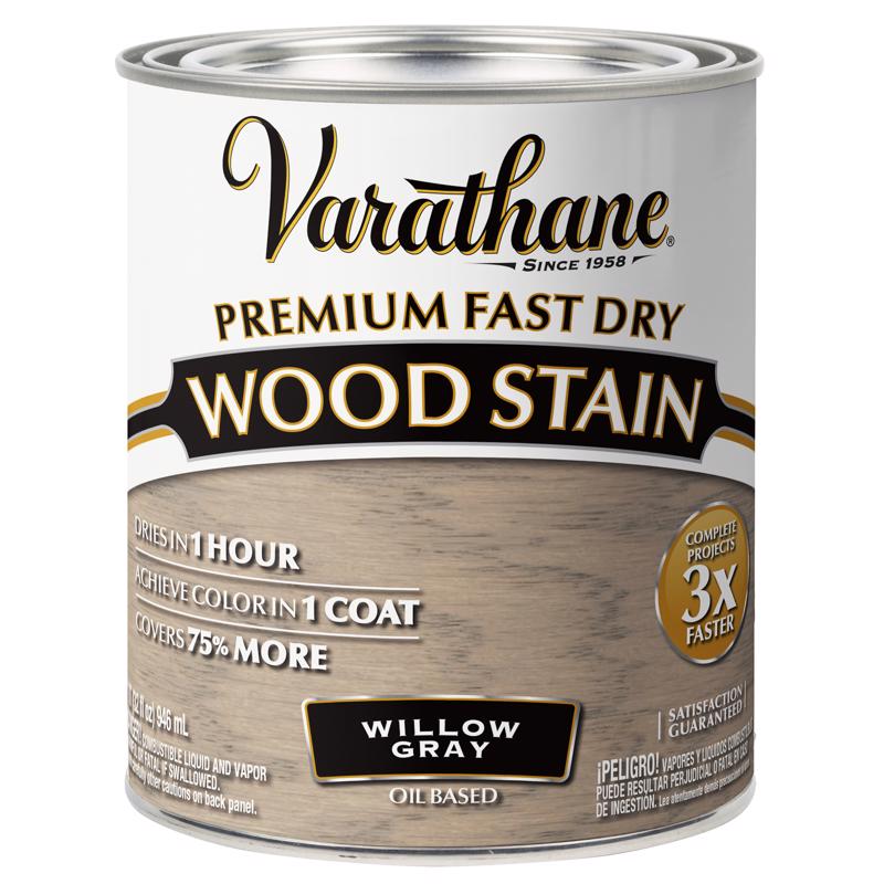 VARATHANE - Varathane Willow Gray Oil-Based Urethane Modified Alkyd Fast Dry Wood Stain 1 qt - Case of 2