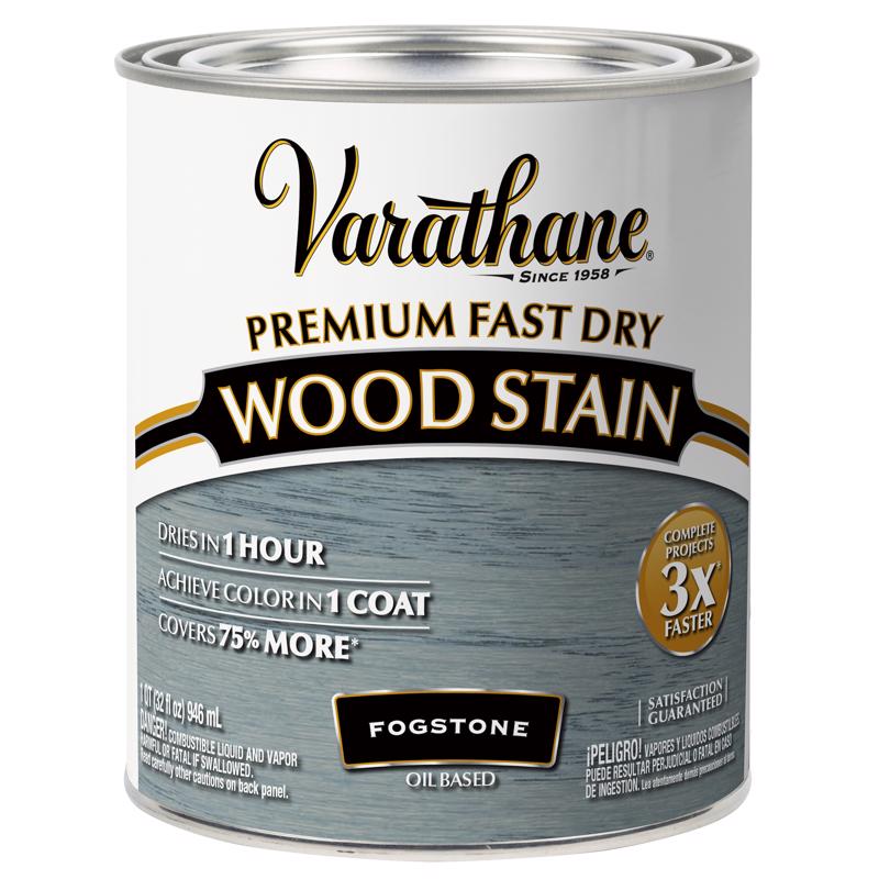 VARATHANE - Varathane Fogstone Oil-Based Urethane Modified Alkyd Fast Dry Wood Stain 1 qt - Case of 2