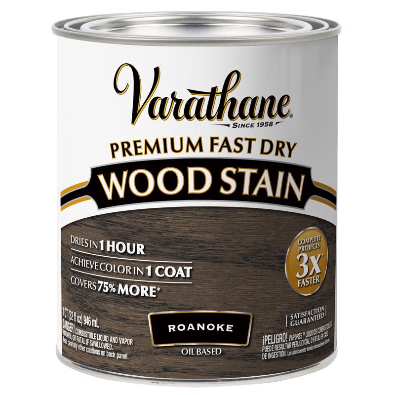 VARATHANE - Varathane Roanoke Oil-Based Urethane Modified Alkyd Fast Dry Wood Stain 1 qt - Case of 2