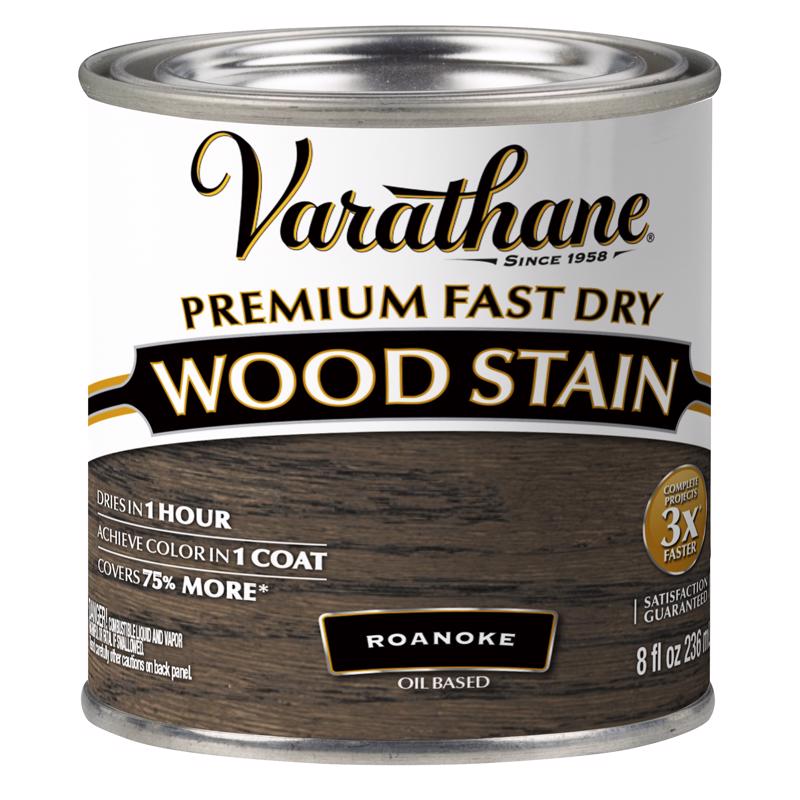 VARATHANE - Varathane Roanoke Oil-Based Urethane Modified Alkyd Fast Dry Wood Stain 0.5 pt - Case of 4